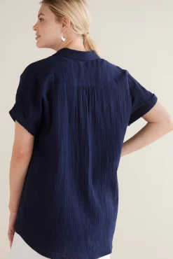 New Je Veux Gauze Top Tops