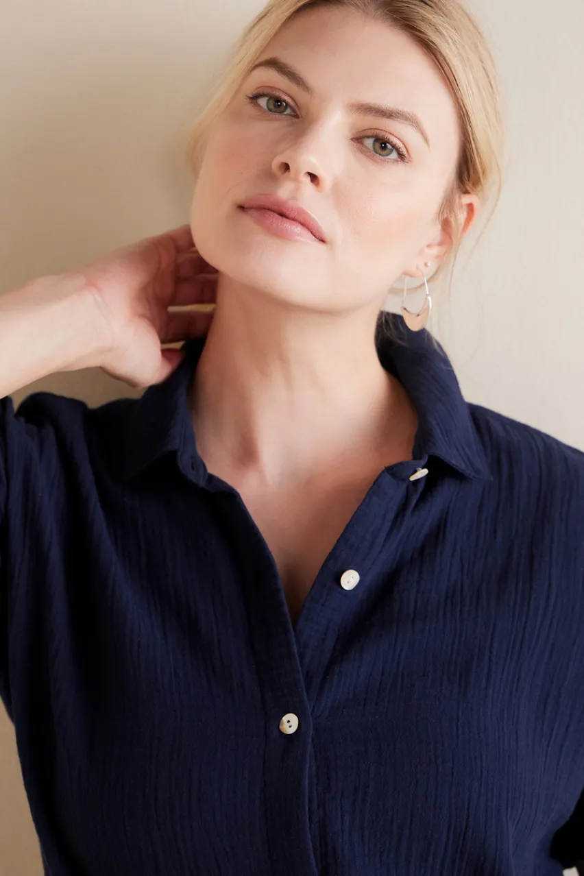 New Je Veux Gauze Top Tops