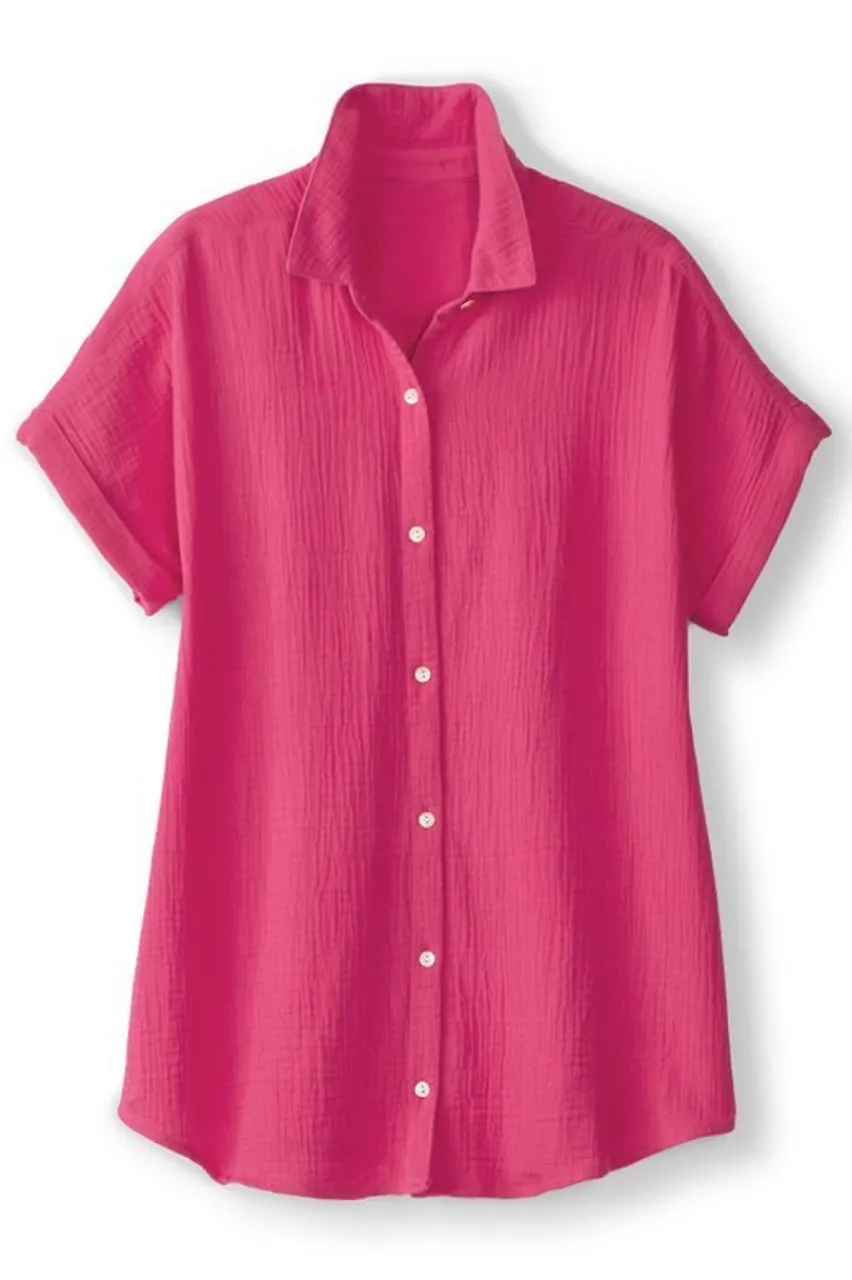 New Je Veux Gauze Top Tops