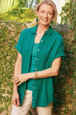 New Je Veux Gauze Top Tops