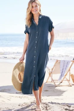 Hot Je Veux Midi Shirtdress Dresses