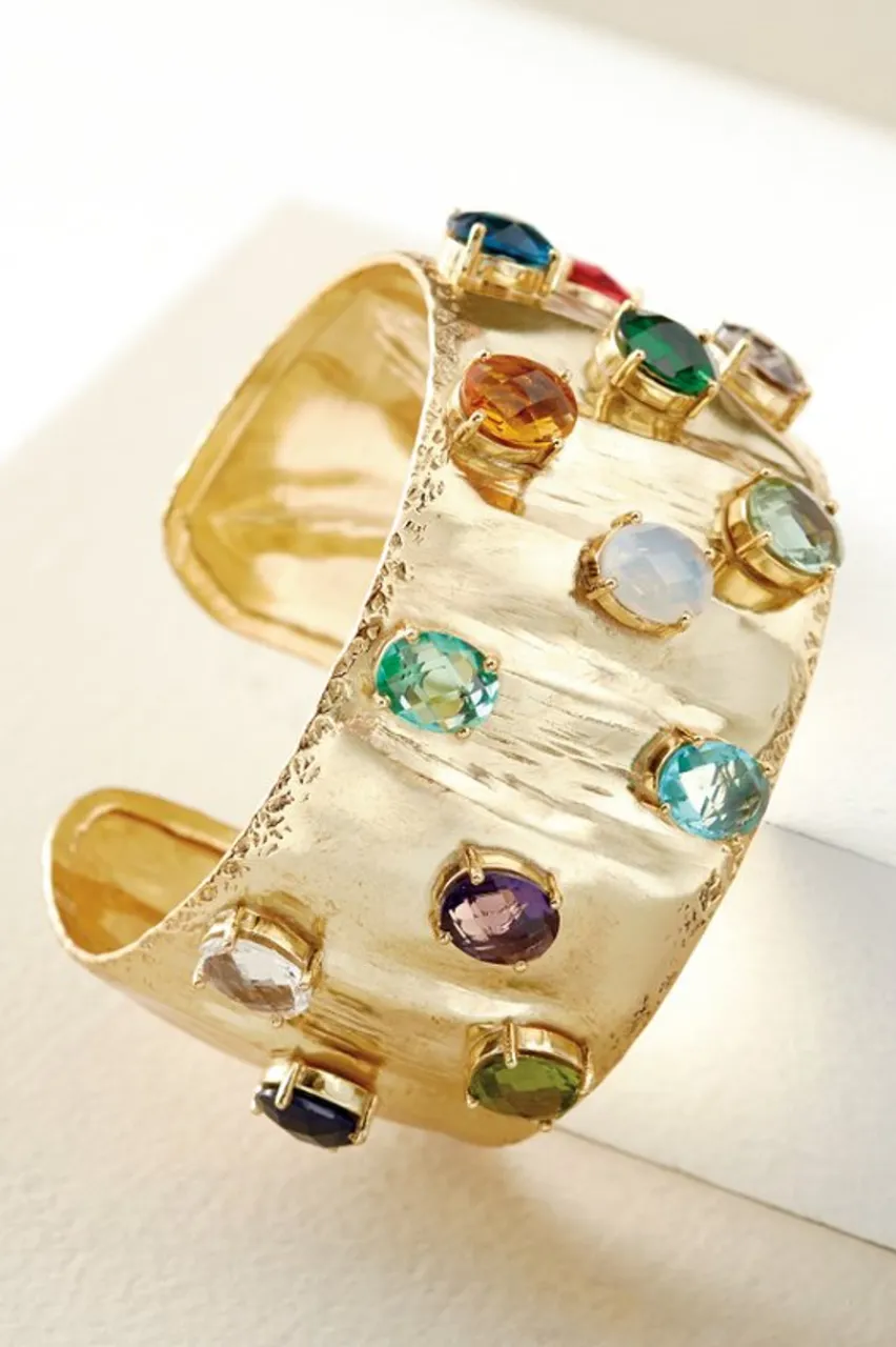 Outlet Jemma Crystal Cuff Jewelry|Bracelets
