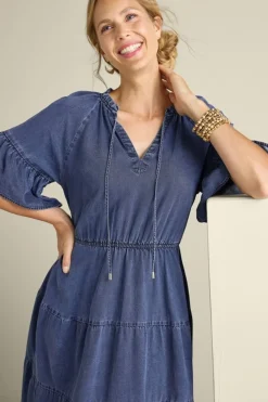 Clearance Jessanne Tencel™ Midi Dress Dresses