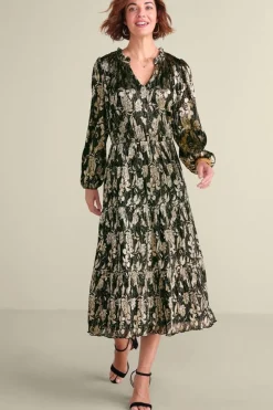 Outlet Jobelle Shimmer Midi Dress Dresses