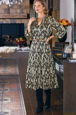 Outlet Jobelle Shimmer Midi Dress Dresses