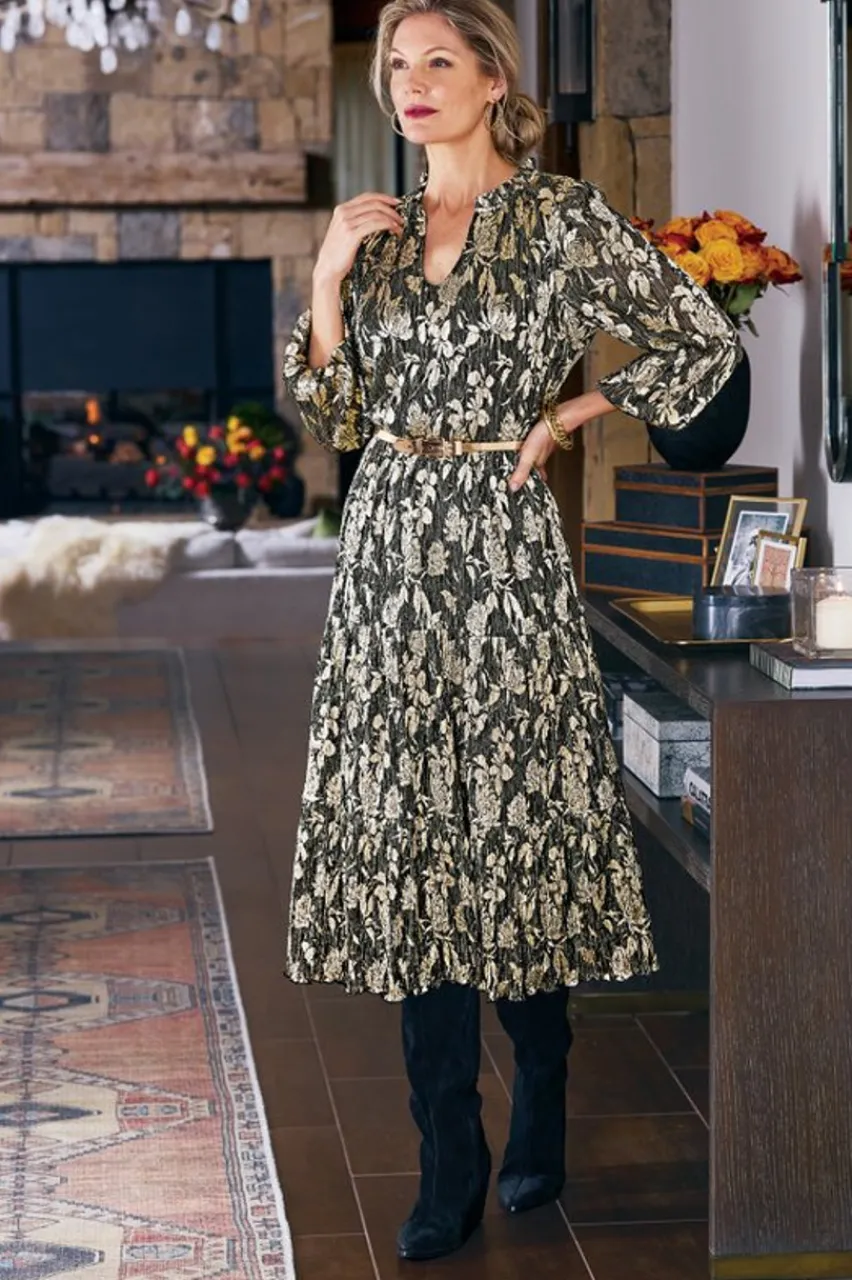 Outlet Jobelle Shimmer Midi Dress Dresses