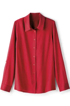 Hot Jordan Linen Blend Shirt Tops