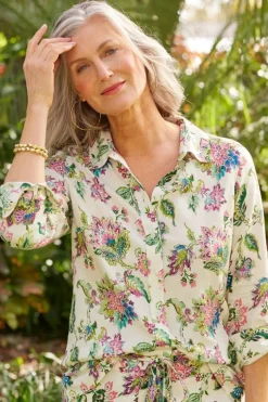 Hot Jordan Linen Blend Shirt Tops