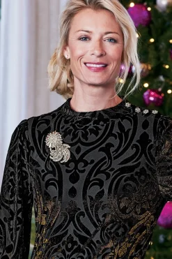 Best Juliana Flower Burst Brooch Jewelry|Necklaces