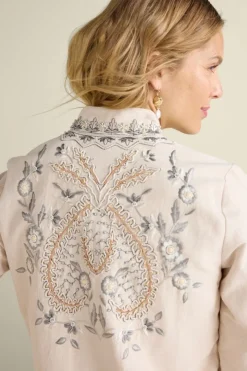 Sale Kerala Embellished Natural Jacket Toppers|Jackets & Coats