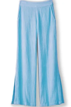 Sale Khulani Wide Leg Gauze Pants Pants