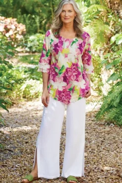 Sale Khulani Wide Leg Gauze Pants Pants