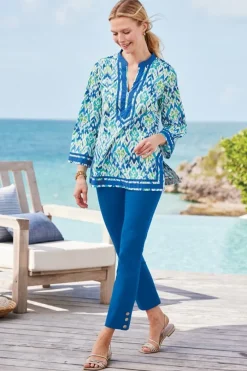 Online Kirti Ikat Tunic Tops