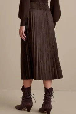 Discount Lavina Faux Suede Skirt Skirts