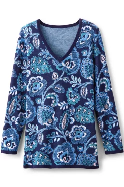 Outlet Leonor Jacquard Tunic Sweater Tops|Sweaters & Cardigans