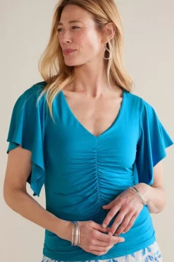 Online Leya Ruched Top Tops