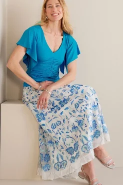 Online Leya Ruched Top Tops