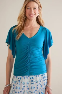 Online Leya Ruched Top Tops