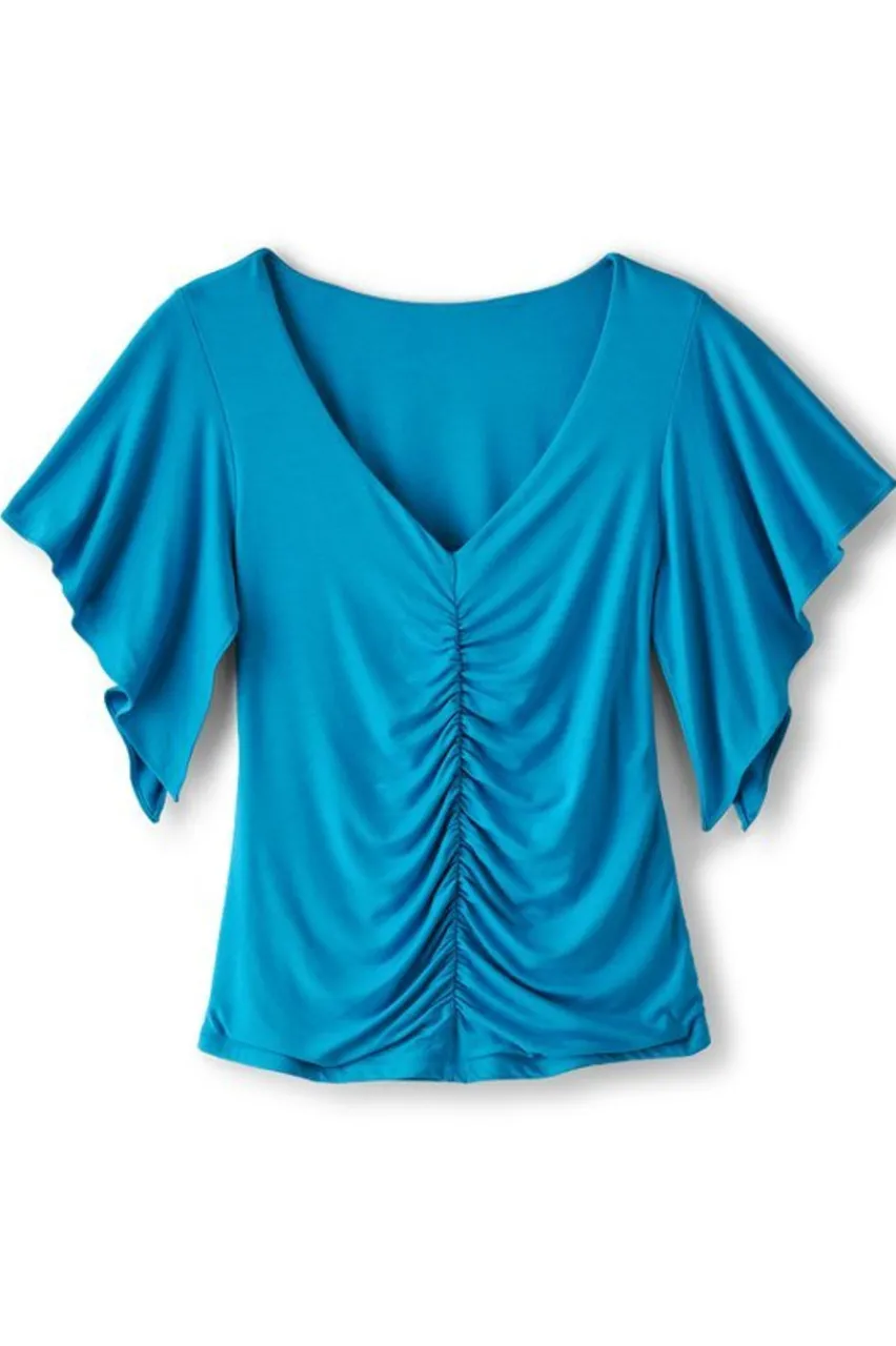 Online Leya Ruched Top Tops
