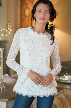 Outlet Lilith Lace Top Tops