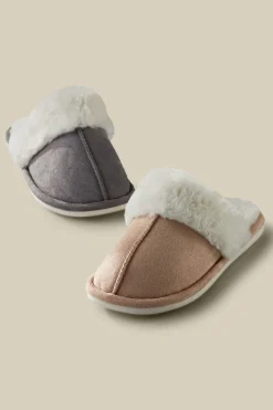 Discount Lora Cuffed Slippers Shoes