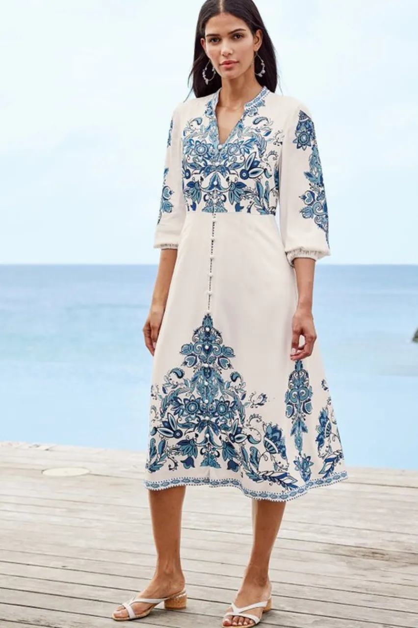 Sale Louise Midi Dress Dresses