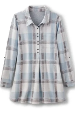 Outlet Mad About Plaid Top Tops
