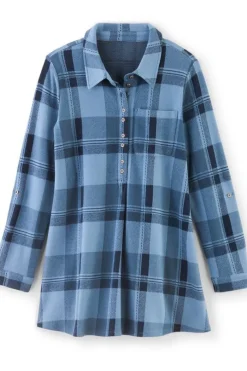 Outlet Mad About Plaid Top Tops