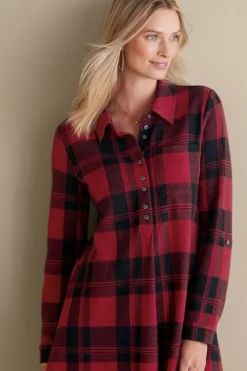Outlet Mad About Plaid Top Tops