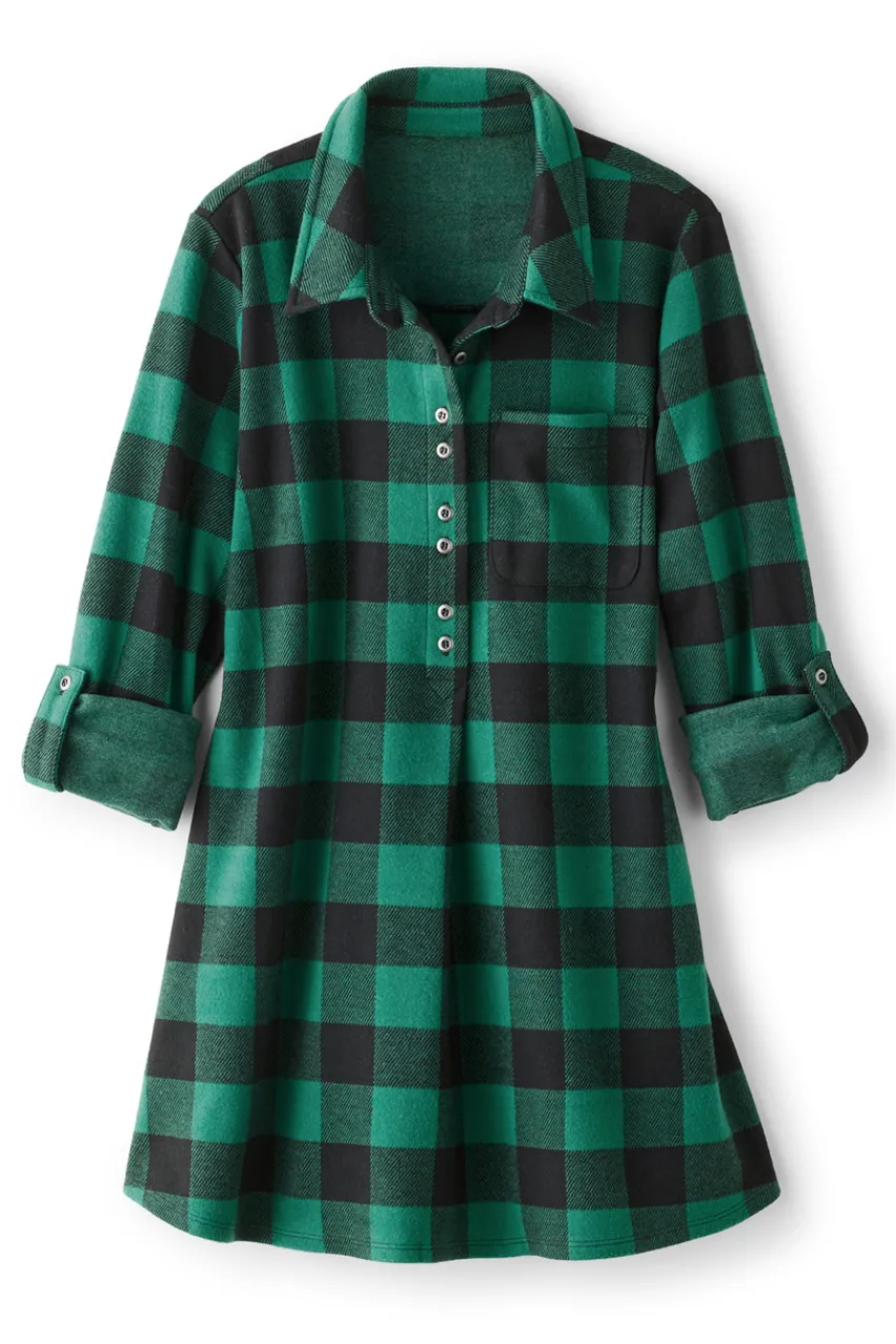 Sale Mad About Plaid Tunic Tops|Tunics & Leggings