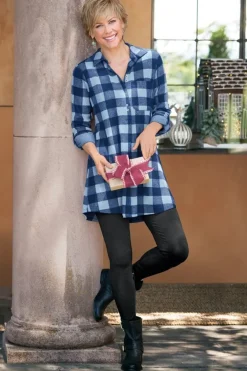 Sale Mad About Plaid Tunic Tops|Tunics & Leggings