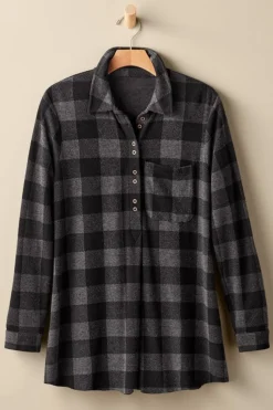 Sale Mad About Plaid Tunic Tops|Tunics & Leggings