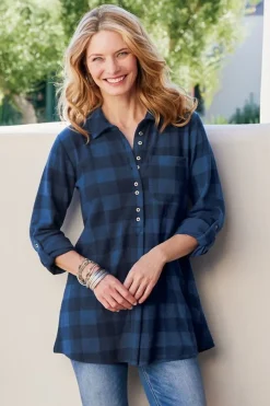 Sale Mad About Plaid Tunic Tops|Tunics & Leggings