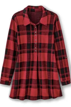 Sale Mad About Plaid Tunic Tops|Tunics & Leggings