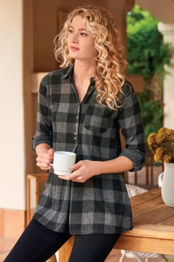 Sale Mad About Plaid Tunic Tops|Tunics & Leggings