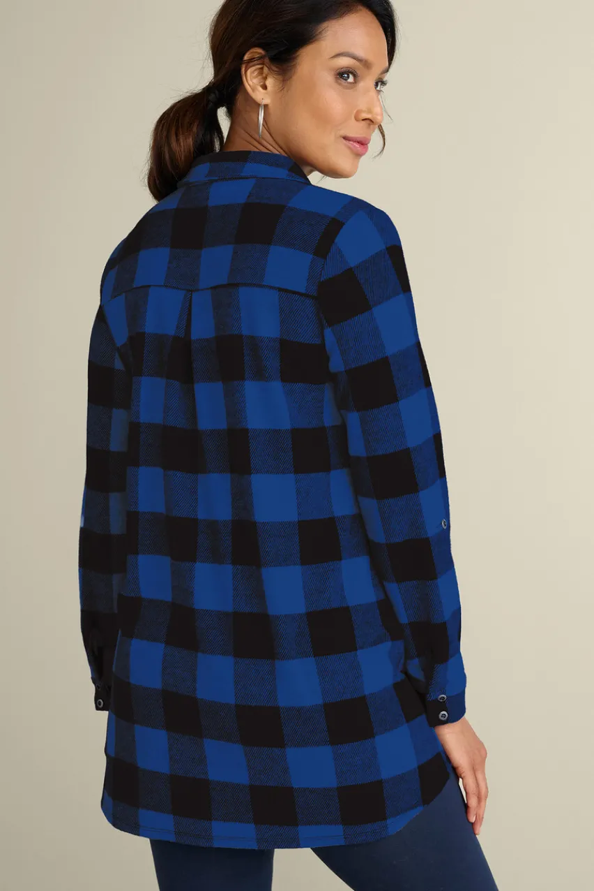 Sale Mad About Plaid Tunic Tops|Tunics & Leggings
