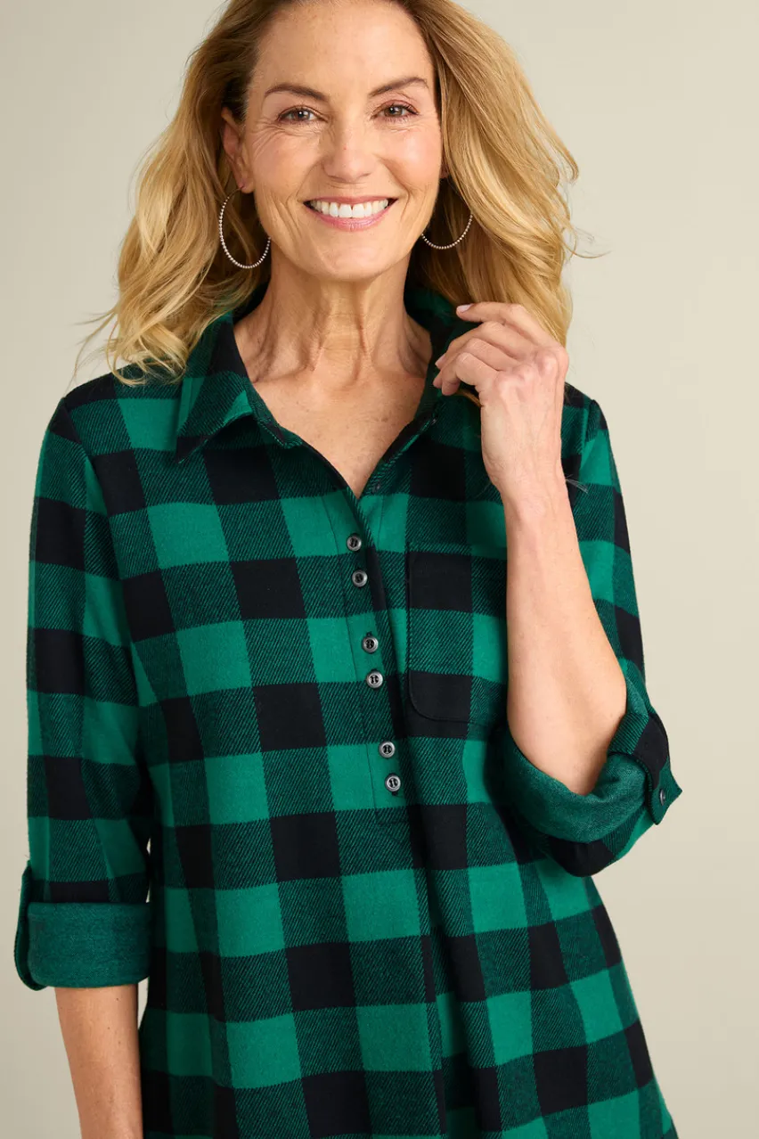 Sale Mad About Plaid Tunic Tops|Tunics & Leggings