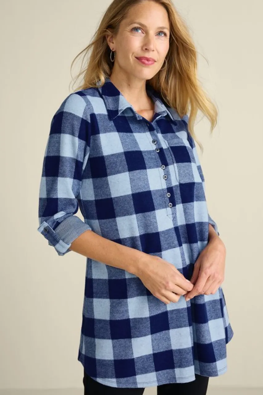 Sale Mad About Plaid Tunic Tops|Tunics & Leggings