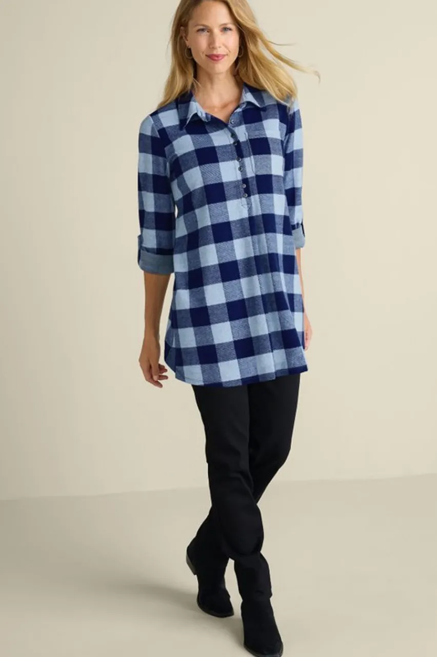 Sale Mad About Plaid Tunic Tops|Tunics & Leggings
