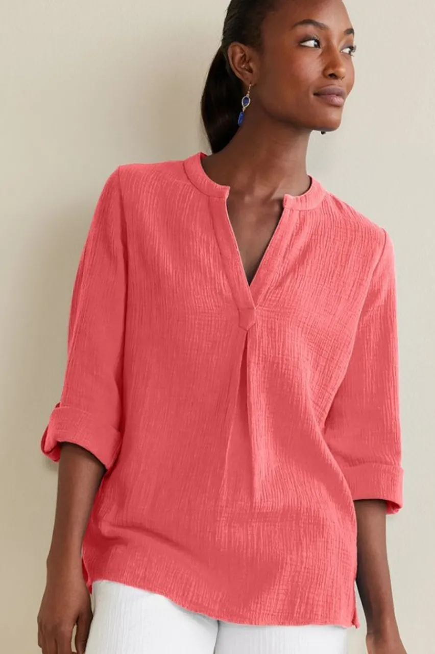 Marley Gauze Tunic Tops|Tunics & Leggings