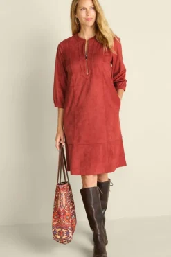New Martine Faux Suede Dress Dresses