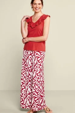 New Marybeth Ruffle Tank Tops