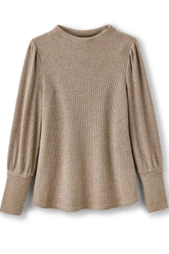 Outlet Melina Waffle Pullover Tops
