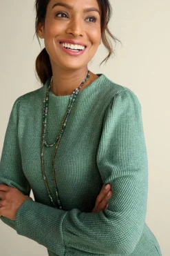 Outlet Melina Waffle Pullover Tops