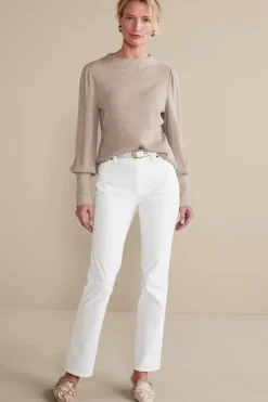 Outlet Melina Waffle Pullover Tops