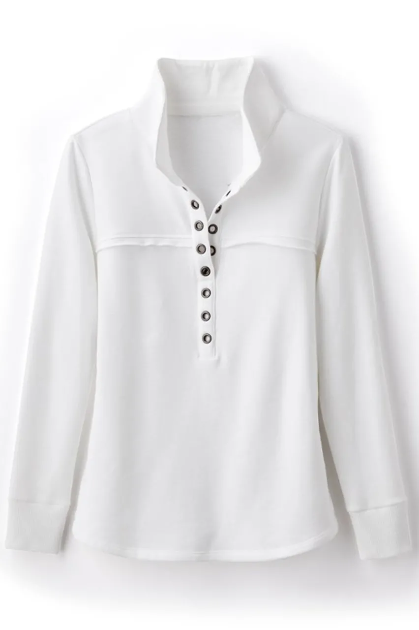 Best Neera French Terry Tunic Tops