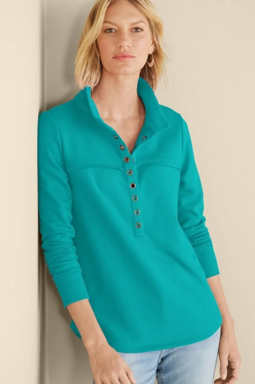 Best Neera French Terry Tunic Tops