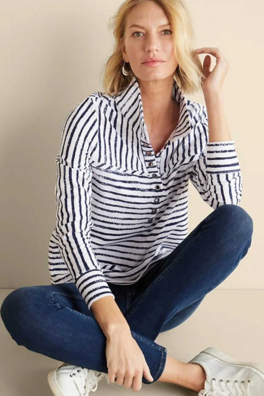 Best Neera French Terry Tunic Tops