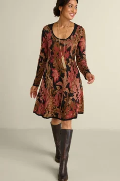 Hot Nelia Jacquard Sweater Dress Dresses