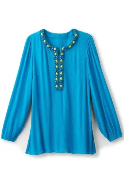 Sale Nellie Gauze Tunic Tops